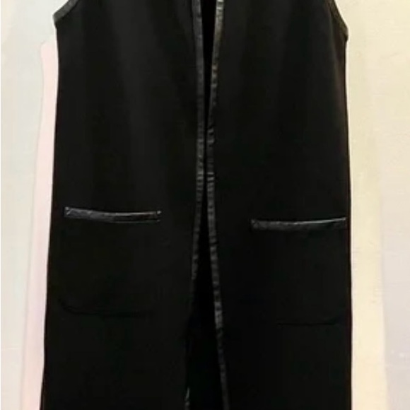 White House Black Market Jackets & Blazers - White House Black Market Sleek Black Vest